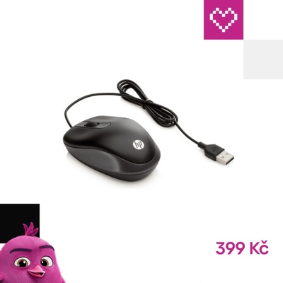 HP USB Wired Travel Mouse G1K28AA