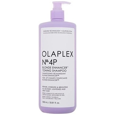 Olaplex Blonde Enhancer Noº.4P tónovací a regenerační šampon pro blond vlasy 1000 ml