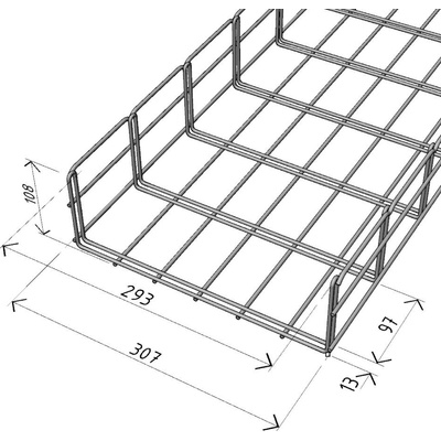 Arkys kabelový žlab 300/100 2m GZ Merkur 2