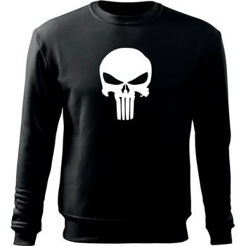 DRAGOWA мъжки суитшърт Punisher, черен, 300г/м2 (3657)