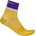 Castelli Дамски чорапи за колоездене Castelli Women's Tonal Logo 12 Sock Cycling socks - Mango Mojito / Ultraviolet-Purpl - размер 39-41 (EU) (207-1179-0212)