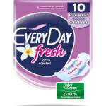EVERYDAY Fresh Maxi Night Ultra Plus Дамски превръзки с крилца 10 бр