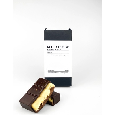 Merrow Chocolate Mozart tmavá tabulka 240 g
