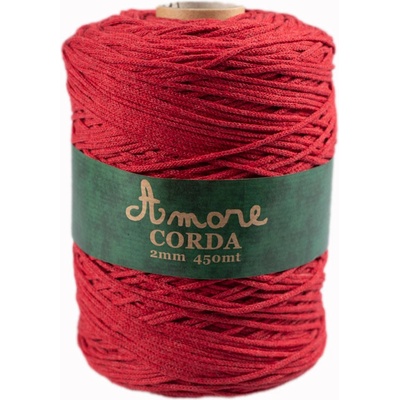 Borgo de Pazzi Amore CORDA 2mm Červená 473