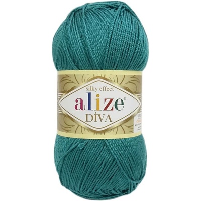 Alize Diva 453 smaragdovo zelená