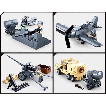 Sluban B0812 Vojenské vozidla
