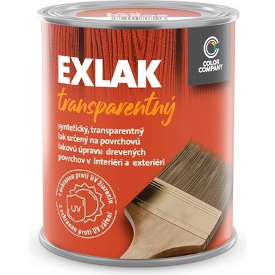 Color company Lak Exlak matný - Exteriérový transparentný lak na drevo 0,7l