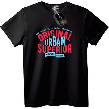 NOONEBRAND Оригинална градска супер тениска - S, Black