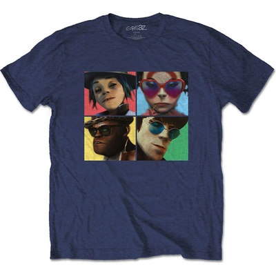 Gorillaz tričko Humanz modré