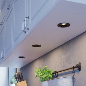 EGLO 902278 - комплект 3xLED димируемо вградено таванно осветително тяло SALICETO LED/4, 8W/230V Ø8, 8cm черно (EG902278)