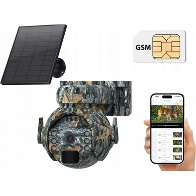 Fotopasca Sectec HD GSM so solárnym napájaním IP66