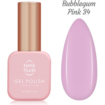 NANI gel lak Premium Bubblegum Pink 6 ml