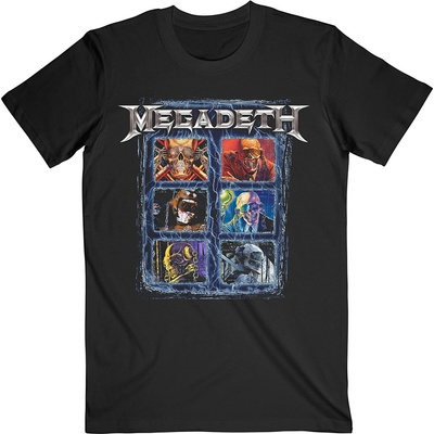 Megadeth tričko Vic Head Grip čierne