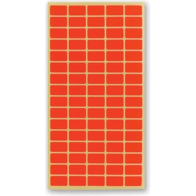 Spree Етикети 12/22 мм, 80 бр. на лист, 10 л. , червен (3800884122679)