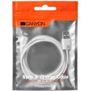Canyon CFI-1 Lightning/USB bez Apple certifikácie MFi, 1m, bílý