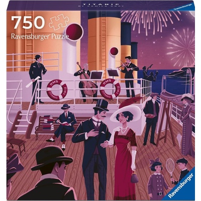 Ravensburger Пъзел Ravensburger от 750 части - Титаник (12001544)