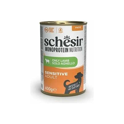 Schesir Dog Monoprotein Jahňacie paté 400 g