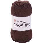 YARNART Creative 232 Dark Brown Плетива прежда (Creative 232)