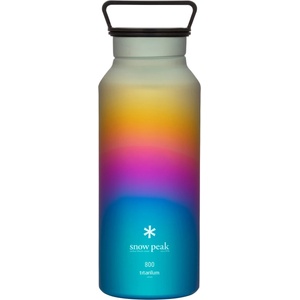 Snow Peak Бутилка за вода Snow peak Titanium Aurora Bottle Water bottle - Rainbow - размер 800 ml (533-1845-0311)