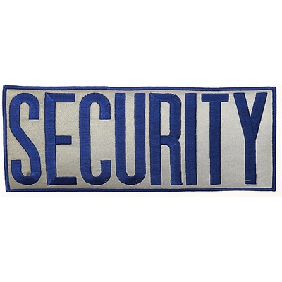 Nášivka Fostex Security Extra 24,5 x 10 cm - modrá