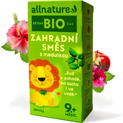 Allnature BIO Zahradní směs s meduňkou 20 x 1,5 g – Zboží Dáma