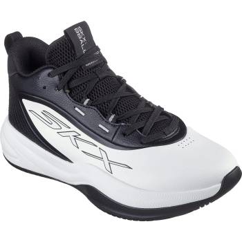 Skechers Баскетболни кецове Skechers Men's Klutch Basketball Trainers - White/Black