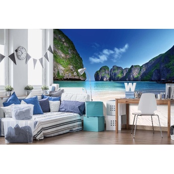 DIMEX ART s. r. o Самозалепваща се флизелинова фототапета залив мая, тайланд 375 x 250 см