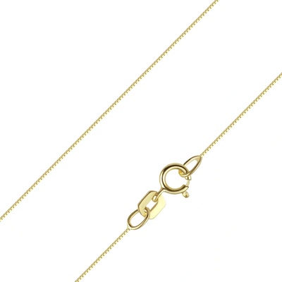 Šperky eshop Zlatý řetízek 14K s hranatými očky S2GG172.30