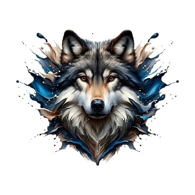 Nažehlovací obrázek - divoký vlk (dva rozměry), Velikost: Malý – Sleviste.cz