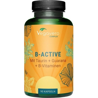 Vegavero B-Active | with Taurine & Guarana [90 капсули]