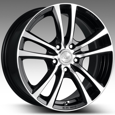 HRS HI346 7x16 5x108 ET40 black polished