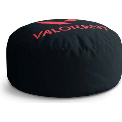 Sablio Taburet Circle VALORANT Black: 38x48 cm