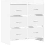 vidaXL Служебен шкаф Бяло 75 x 33 x 80 см Инженерна дървесина (8011099)