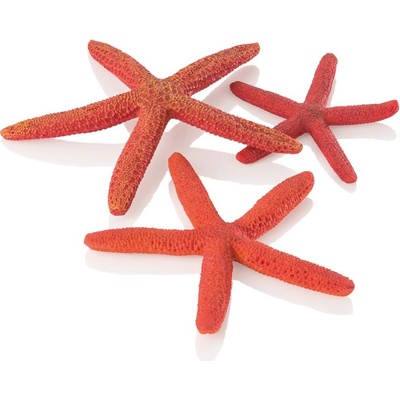 BiOrb Star Fish Decor Set rudá 12, 10 a 8 cm