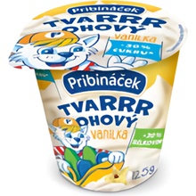 Pribináček Tvarrrohový vanilka 125 g