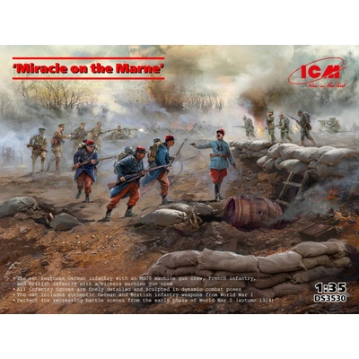 ICM 'Miracle on the Marne' 1914 DIORAMA SET 1:35