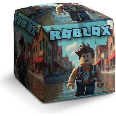 Sablio Taburet Cube ROBLOX Město: 40x40x40 cm
