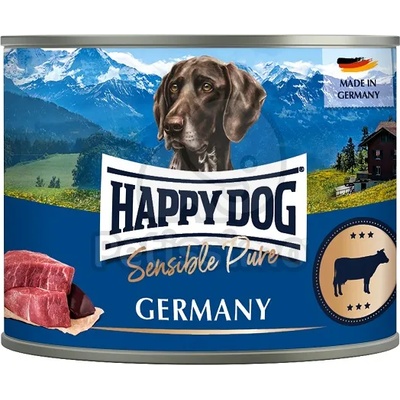 Happy Dog Sensible Pure Germany - Консерва с говеждо 6 x 200 г