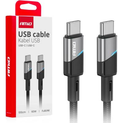 FullLINK AMIO-03926 USB-C na USB-C 60W, 100cm