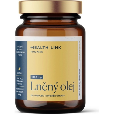 Health Link Lněný olej 1000 mg 120 tobolek