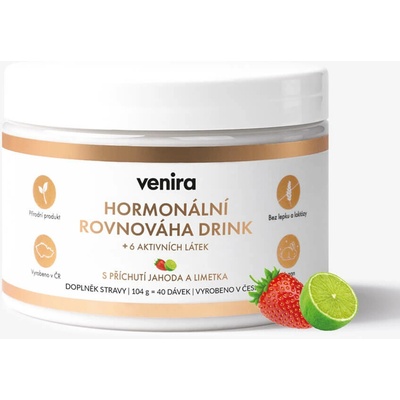 Venira hormonálna rovnováha drink jahoda-limetka 104 g
