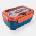 Sentio Кутия за храна 1500мл Blue-Red