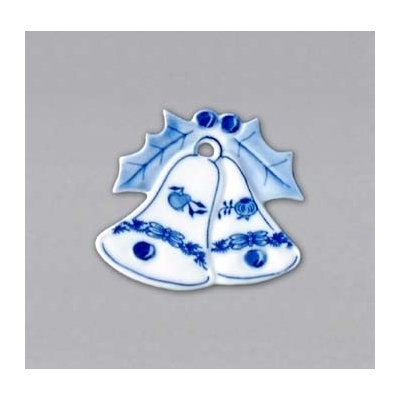 Vánoční zvonky 10658 Cibulák 6 cm Český porcelán Dubí