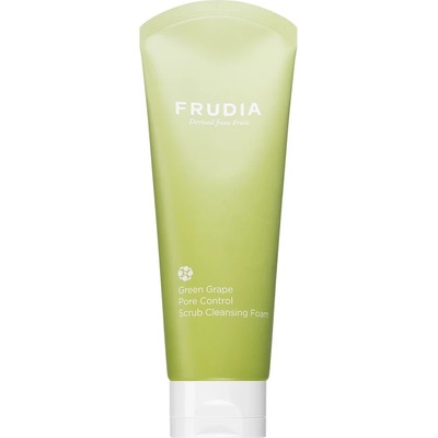 FRUDIA Green Grape Pore Control Scrub Cleansing - Ексфолираща почистваща пяна с екстракт от грозде 145мл