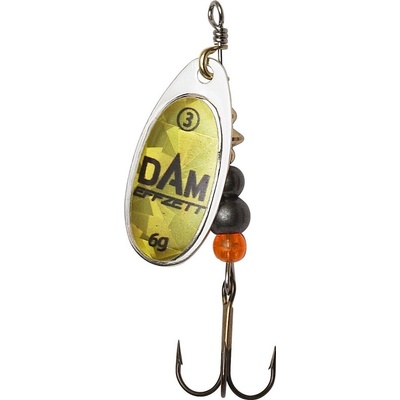 DAM Třpytka Effzett Fluo Spinner Gold Prisma veľ.1 3g