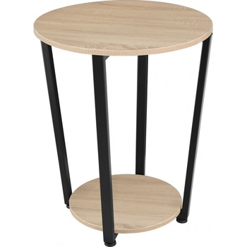 tectake 404216 odkládací stolek swindon - industrial světlé dřevo
