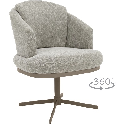 Carmen Трапезен стол lihula 5 - сив 01