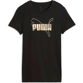 Image 1 of PUMA Essentials logo lab metallic tee m