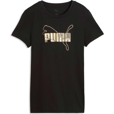 PUMA Essentials logo lab metallic tee m