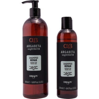Dikson ArgaBeta vegKeratin revitalizačný vegánsky šampón s keratínom 500 ml